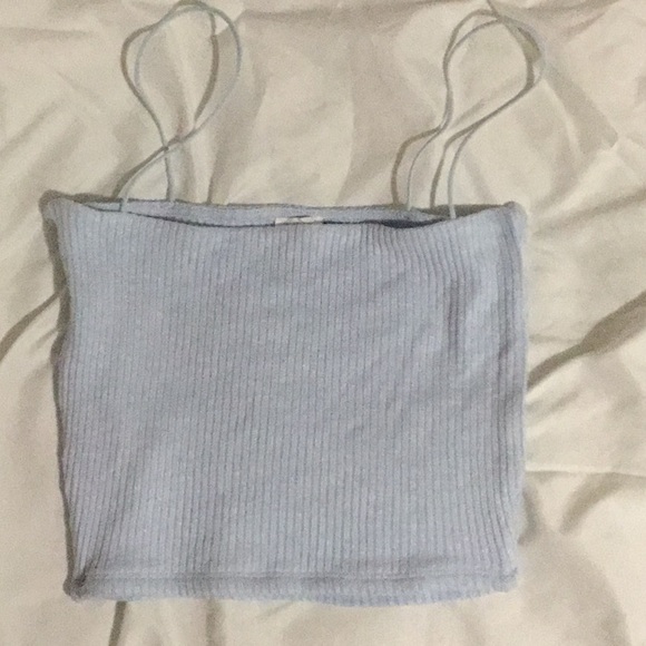Garage ribbed crop tank top - Picture 1 of 2